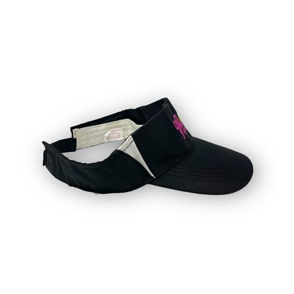 Girls Golf LPGA USGA Black Embroidered Visor Hat Cap Youth Girls One Size OSFM - Picture 5 of 7